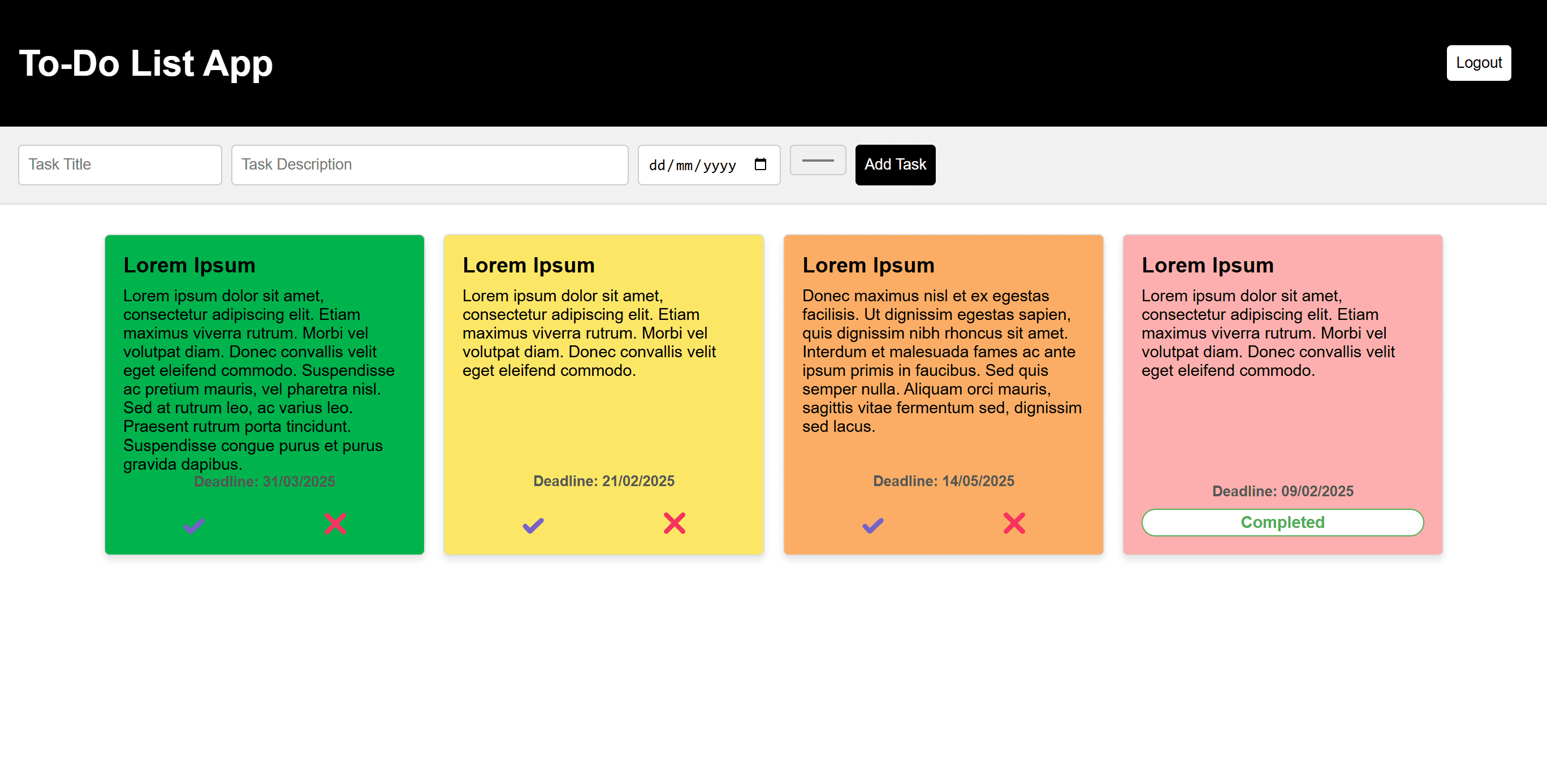 To-Do List Application